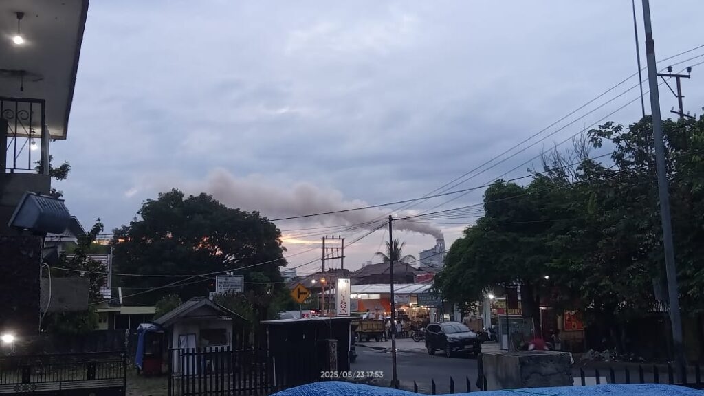 Debu Putih Di Duga Limbah PT Semen Baturaja, Bikin Warga Ketakutan