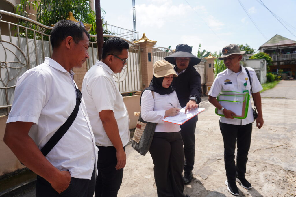 Dukung Percepatan Sertipikasi Aset, Kantah Kota Palembang Laksanakan Pengukuran Secara Kontinyu