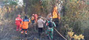 Upaya Tim Gabungan Padamkan Karhutla Di Ogan Ilir
