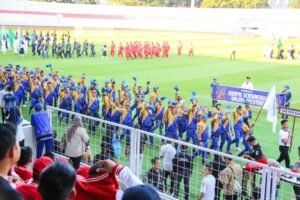 Bupati HM Toha Boyong 126 Atlet dan Official Ikuti Pembukaan Porprov Korpri Sumsel 2025