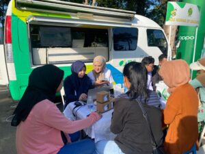 BPJSTK Palembang Ramaikan Car Free Day di Kambang Iwak