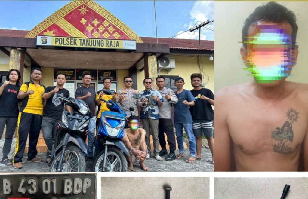 Polsek Tanjung Raja Ungkap Kasus Curat Di Dua Lokasi