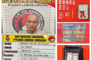 Satresnarkoba Polres Lubuklinggau Tangkap Pengedar Sabu di Gang Kandis