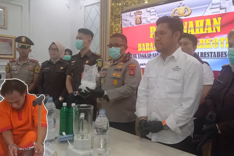 Kurir 1 Kg Sabu Dibekuk Satres Narkoba Palembang, Terancam Hukuman Mati