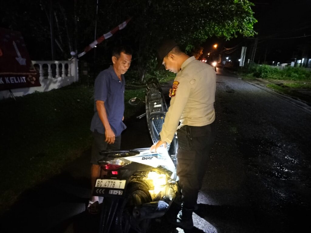 Polisi di Tanjung Batu Gelar Patroli Malam, Jaga Keamanan dan Cegah Balap Liar