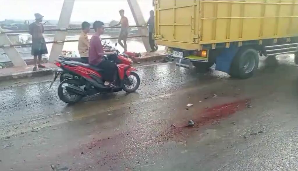 Wanita Tewas di Jalan Lingkar Selatan Ogan Ilir, Diduga Korban Tabrak Lari Truk Fuso