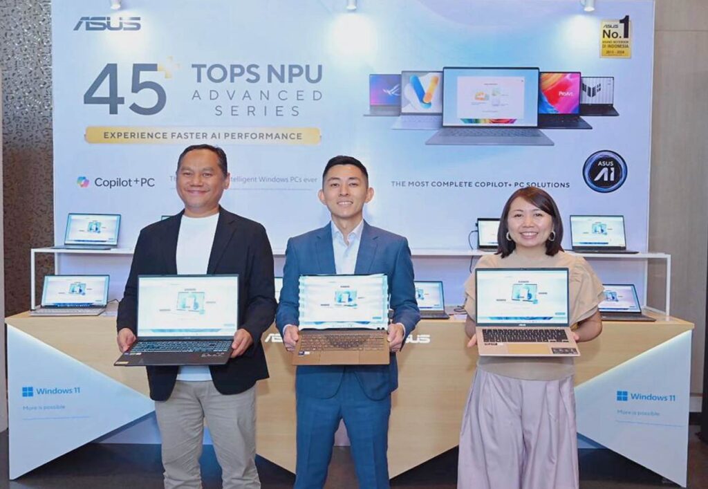 Sudah Tersedia di Sumsel, ASUS Perkenalkan Laptop Al Terbaik dan Inovasi Teknologi Terbaru