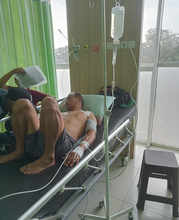 Penganiayaan Di Desa Sungai Lebung, Korban Dilarikan ke Rumah Sakit