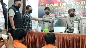 Polres Ogan Ilir Musnahkan 1 Kg Sabu, Selamatkan 5 Ribu Jiwa dari Bahaya Narkoba