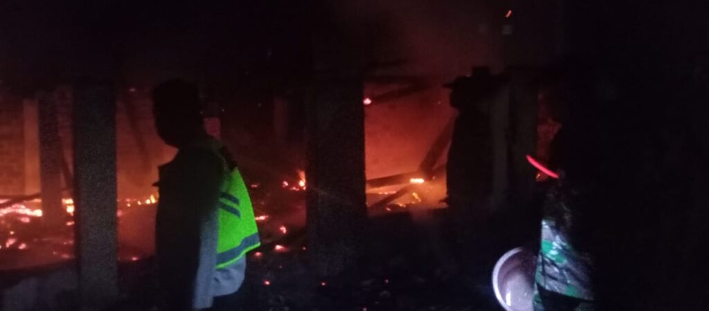 Rumah Panggung di Ogan Ilir Ludes Terbakar, Kerugian Capai Rp300 Juta