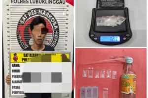Satresnarkoba Polres Lubuk Linggau Tangkap Pengedar Sabu di Jalan Bromo