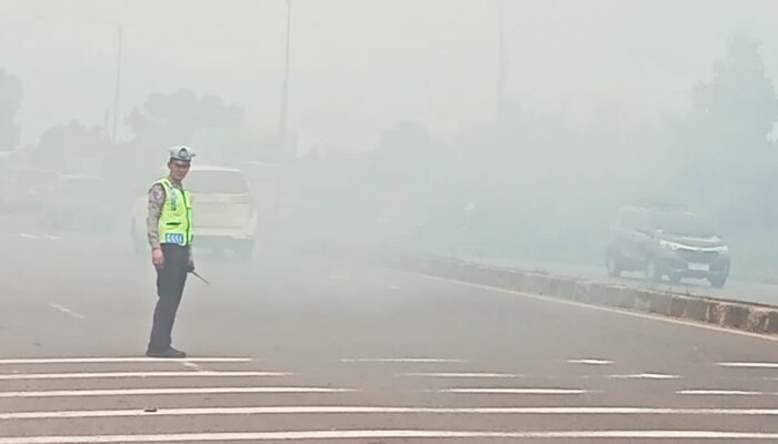 Kabut Asap Selimuti Jalan Lintas Sumatera, Kebakaran Lahan di Ogan Ilir Meluas