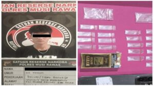 Bawa 25 Paket Sabu, Pria Pengangguran Asal Musi Rawas Ditangkap Polisi