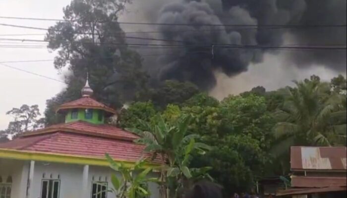 Sumur Minyak Ilegal Meledak di Muba, Lima Orang Alami Luka Bakar Serius