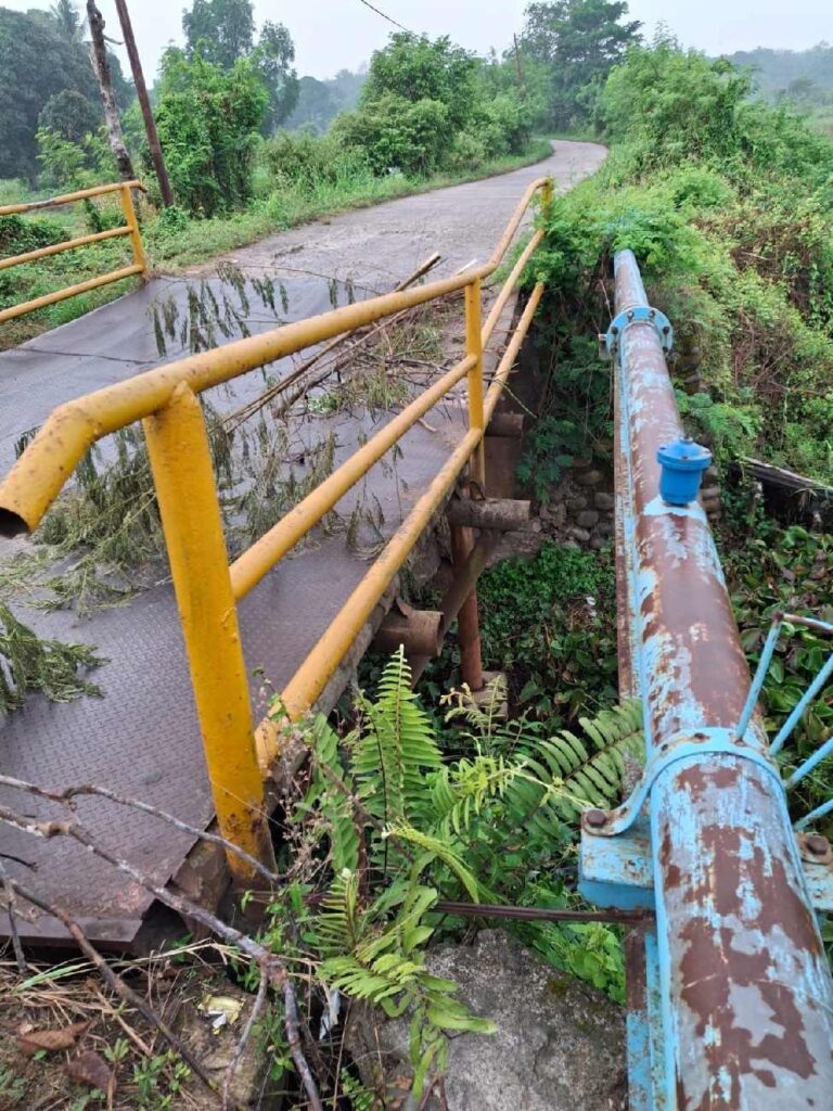 Jembatan Di Desa Sejaro Sakti Miring, Warga Khawatir Ambruk