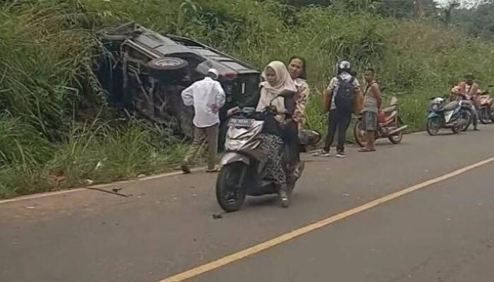 Chevrolet Tabrak Dua Motor di Musi Rawas, Satu Nyawa Melayang