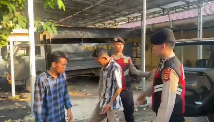 Dua Oknum Diduga Pelaku Pungli di Pintu Tol Keramasan Diamankan Polisi
