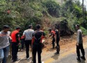 Longsor Tutup Jalan di Lubuk Buntuk, Akses Segera Dibersihkan