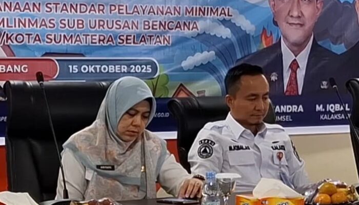 Rakortek BPBD Sumsel 2025: Satukan Langkah, Siaga Hadapi Bencana