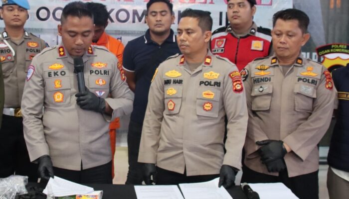 Polsek Pedamaran Timur Tangkap Pelaku Curas Bersenjata Api