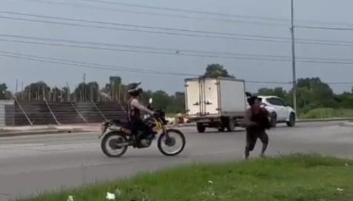 Patroli Polres Ogan Ilir Amankan Tiga Terduga Pelaku Pungli di Pintu Keluar Tol Keramasan