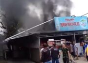 Rumah Makan di Kayuagung Hangus Terbakar, Dugaan Kebocoran Gas Jadi Pemicu
