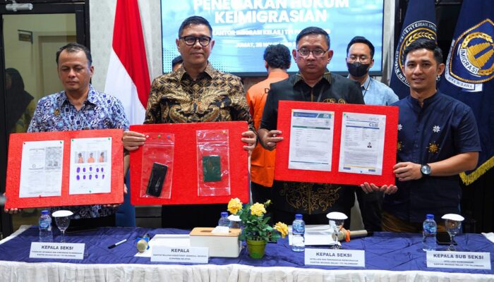 Overstay 60 Hari, WN Pakistan Ditangkap Imigrasi Palembang