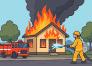 Korsleting Listrik Picu Kebakaran Hebat di Talang Kelapa