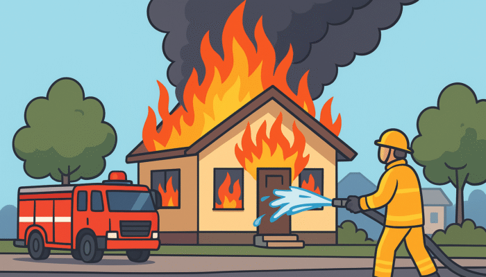 Korsleting Listrik Picu Kebakaran Hebat di Talang Kelapa