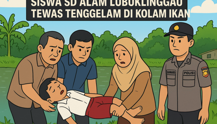 Siswa SD Alam Lubuklinggau Tewas Tenggelam di Kolam Ikan
