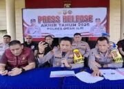 Perang Melawan Narkoba, 103 Tersangka Diamankan Polres Ogan Ilir