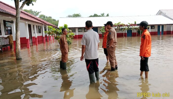 Sungai Komering Meluap, Banjir Rendam Empat Kecamatan di OKI