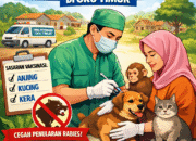 Waspada Rabies, Ribuan Anjing dan Kucing di OKU Timur Divaksin Gratis