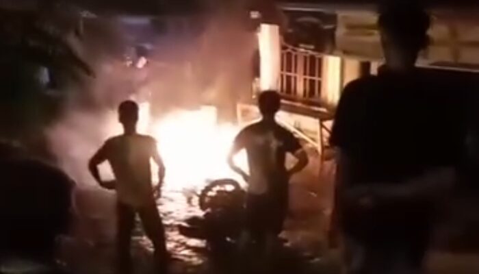 Petasan Picu Kebakaran Motor di Ogan Ilir Saat Pergantian Tahun