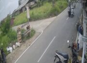 Aksi Jambret Terekam CCTV, Kalung Emas Emak-emak Raib di Gandus Palembang