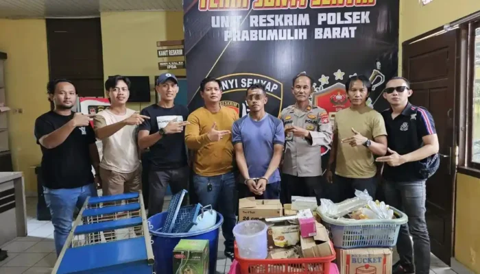 Kabur ke OKU, Pembobol Gudang Prabumulih Dibekuk Polisi Dini Hari