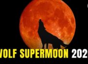 Kilauan Langit Awal Tahun: Wolf Supermoon Januari 2026 Hadir dengan “Triple Brightness Boost” yang Langka