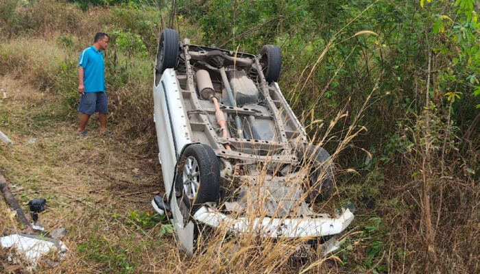 Diduga Lalai, Avanza Picu Tabrakan Beruntun di Muara Enim