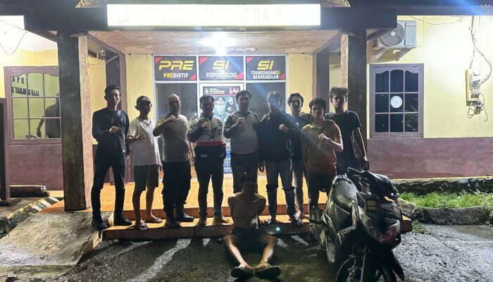Pencuri Motor Lansia Dibekuk Polisi Tanjung Raja Bersama Barang Bukti