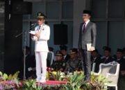 Momen Ratu Dewa Pimpin Peringatan Hari Otda XXX di Palembang