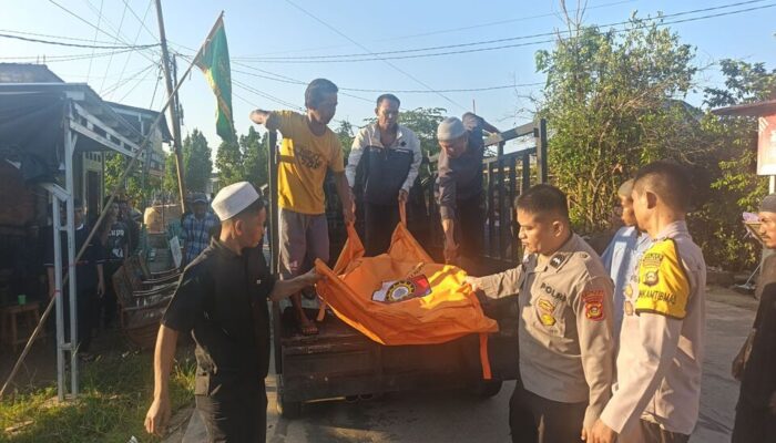 Mayat Pria Mengapung di Sungai Hebohkan Warga Pemulutan