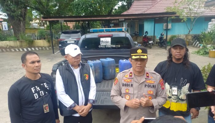 Berantas Penyakit Masyarakat, Polisi Gerebek Penjual Tuak di SU II Palembang