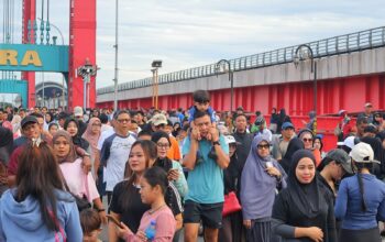 Mendadak Ramai! Wahana Flying Fox Gratis Sukses “Sihir” CFD Palembang