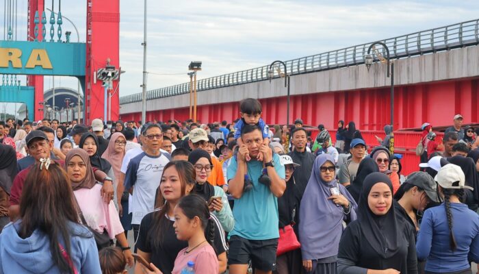 Mendadak Ramai! Wahana Flying Fox Gratis Sukses “Sihir” CFD Palembang