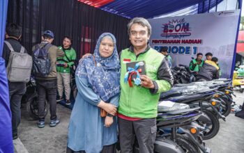 Rezeki Mitra Ojol dari MyPertamina, 25 Yamaha Lexi Dibagikan pada BOOM Periode 1