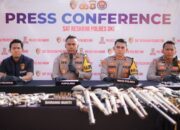 Sepekan Operasi Musi 2026, Polres OKI Sita 70 Senpi Rakitan Ilegal