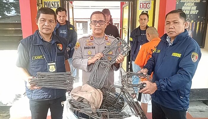 Baru Bebas Penjara, Residivis Bobol Gudang Proyek di Palembang