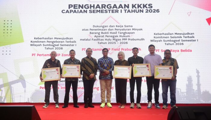 Apresiasi Capaian Hulu Migas Wilayah Sumbagsel, SKK Migas Berikan Penghargaan Kepada KKKS